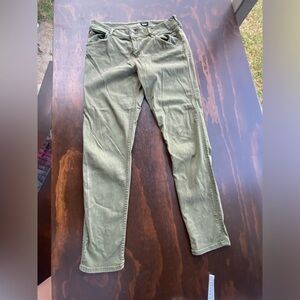 Hudson Green Slim Jeans Modern Fit Size 32